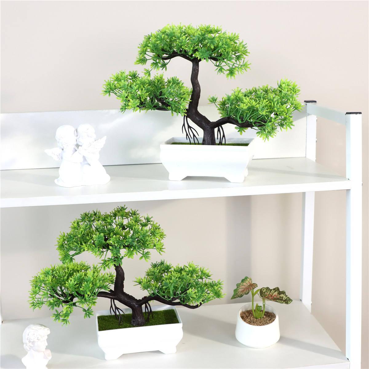 Artificial Faux Plant, 1 Count Decorative Plant Indoor Plants Decor for Home Living Room, Bedroom and Dining Room, Home Decor Supplies, Decorative Fake Plants, Decorative Desk Plant, Artificial Potted Plant