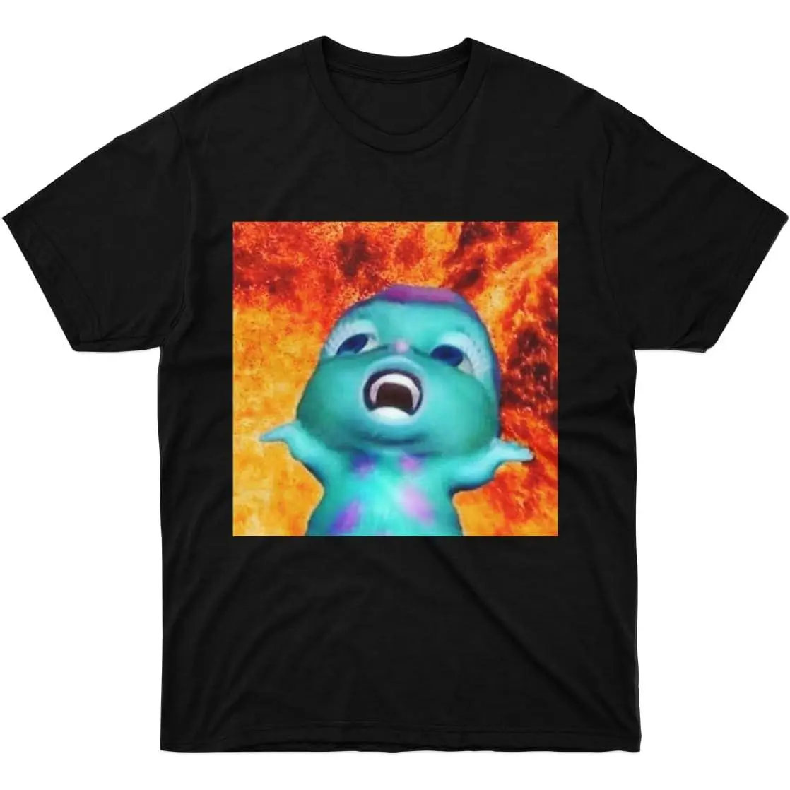 Women's Bibble Meme Graphic Tshirt, Unisex Relaxed Fit Short-Sleeve Cotton Tee, Funny Multicoloured Novelty Style Top for Friends, Custom Shirt, Dress, Fabric, Printed Shirts, Meme Shirts