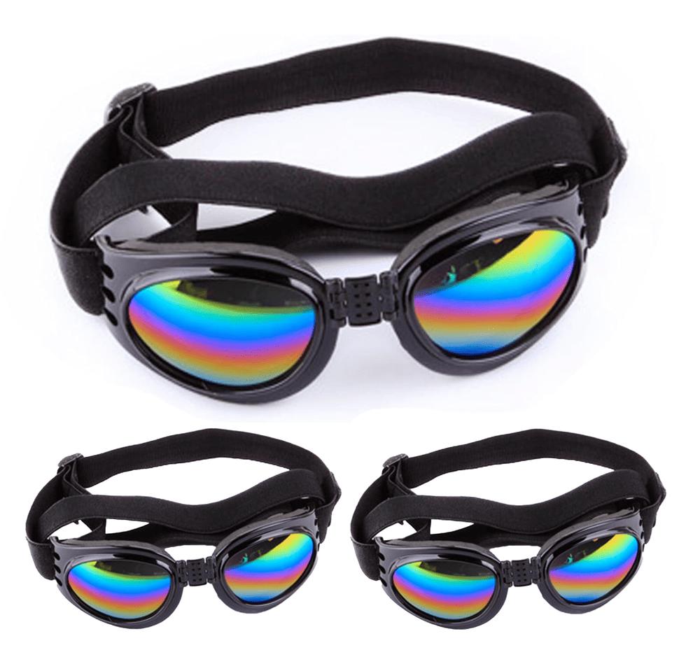 Trendy Small Dog Eye Protection Sunglasses - UV Shield Doggles for Outdoor Adventures