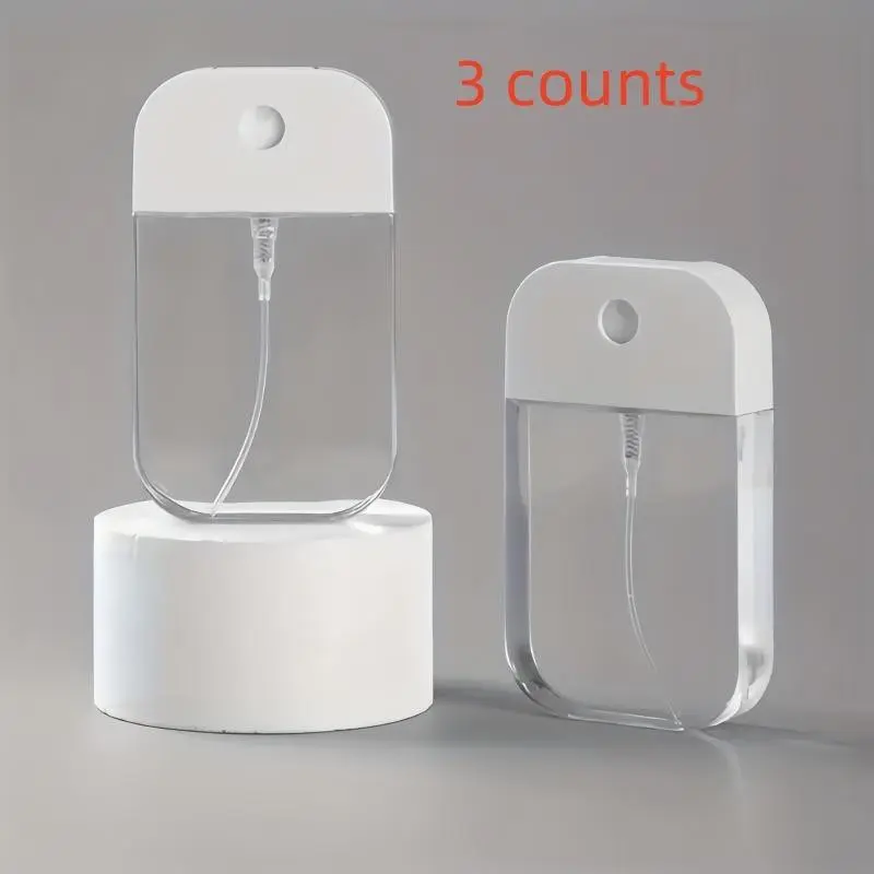 3-Piece Mini Spray Bottles, Portable Reusable, Ideal for Makeup, Moisturizer, Perfume, Alcohol, Sedatives, Travel Sprayer