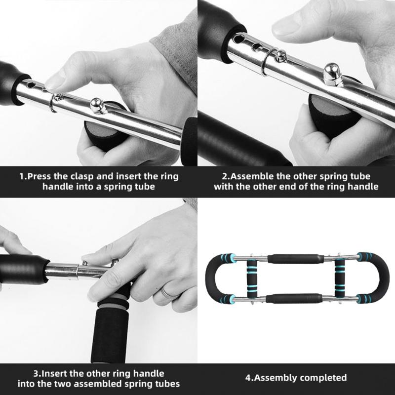 Adjustable Resistance Arm & Ab Trainer, Detachable Arm Strength Training Bar, Adjustable Sport Bar, Multifunctional Fitness Equipment for Home Gym, Workout Equipment, Summer Essentials, Fitness Accessories