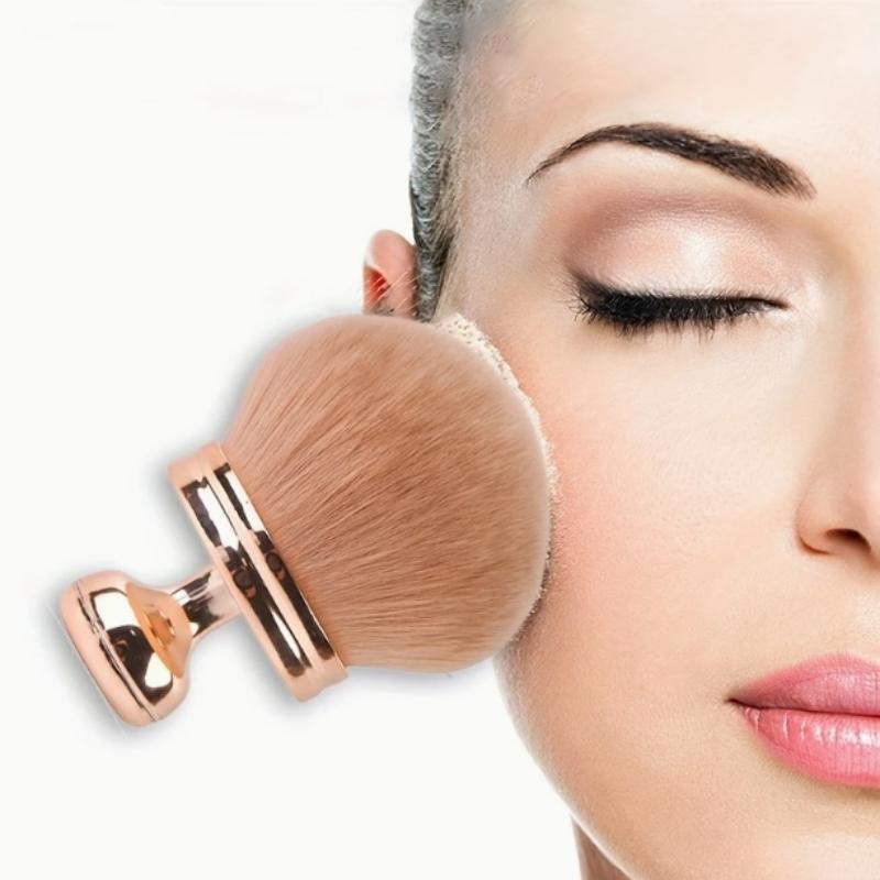 Extra Large Body Makeup Brush, 3-Inch Wide Head, Quick Full-Body Application, Soft Synthetic Fiber, Multitasker Brush, Perfect for Foundation, Loose Powder, Contouring, Bronzer Brush, Contoured Foundation Brush