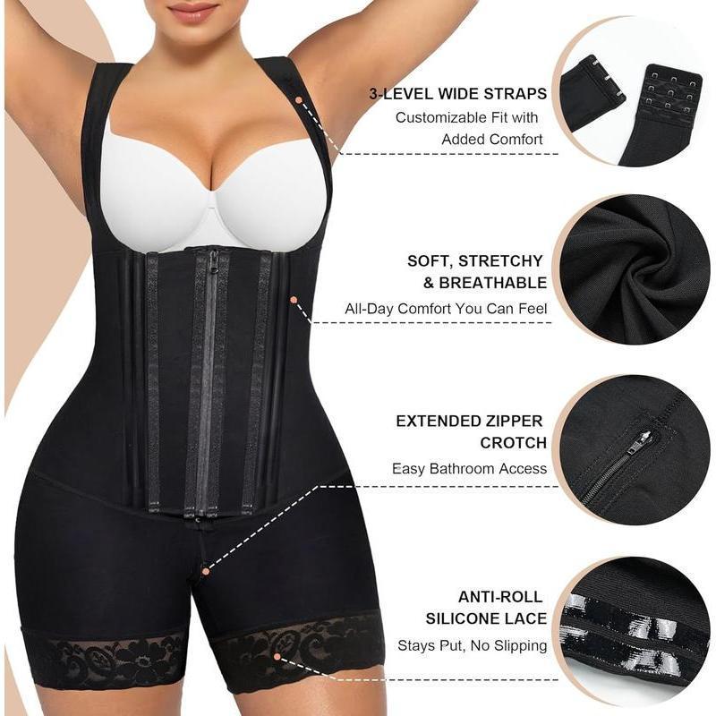 Faja Colombiana For Women Tummy Control Butt Lifting Bodysuit Double Compression Waist Trainer Zipper Crotch Elegant Christmas Shapewear Romper Casual Corset Elegance Everyday Style faja waist trainer full body fajas Faja Colombiana For Women Tummy Control Butt Lifting Bodysuit Double Compression Waist Trainer Zipper Crotch Elegant Christmas Shapewear Romper Casual Corset Elegance Everyday Style faja waist trainer full body fajas