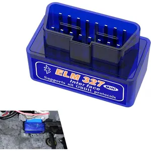 1 count  OBDII Diagnostic Tool, ELM327  Code Reader & Scanner for Real-time Data, Works with Android iOS,  for   &  (Blue)