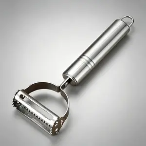 Stainless Steel Multifunctional Peeler And Julienne Slicer - a Kitchen Tool for Chopping Vegetables And Fruits, Essential for Thanksgiving And Christmas Manual Preparation