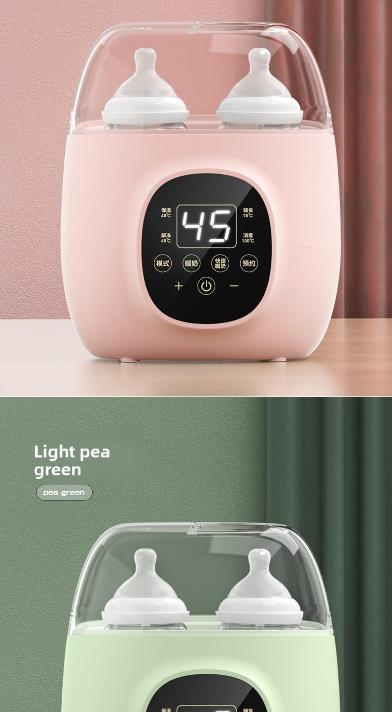 Newborn 2-in-1 bottle warmer for heating breast milk, baby bottle warmer, constant temperature milk warmer, sterilizer