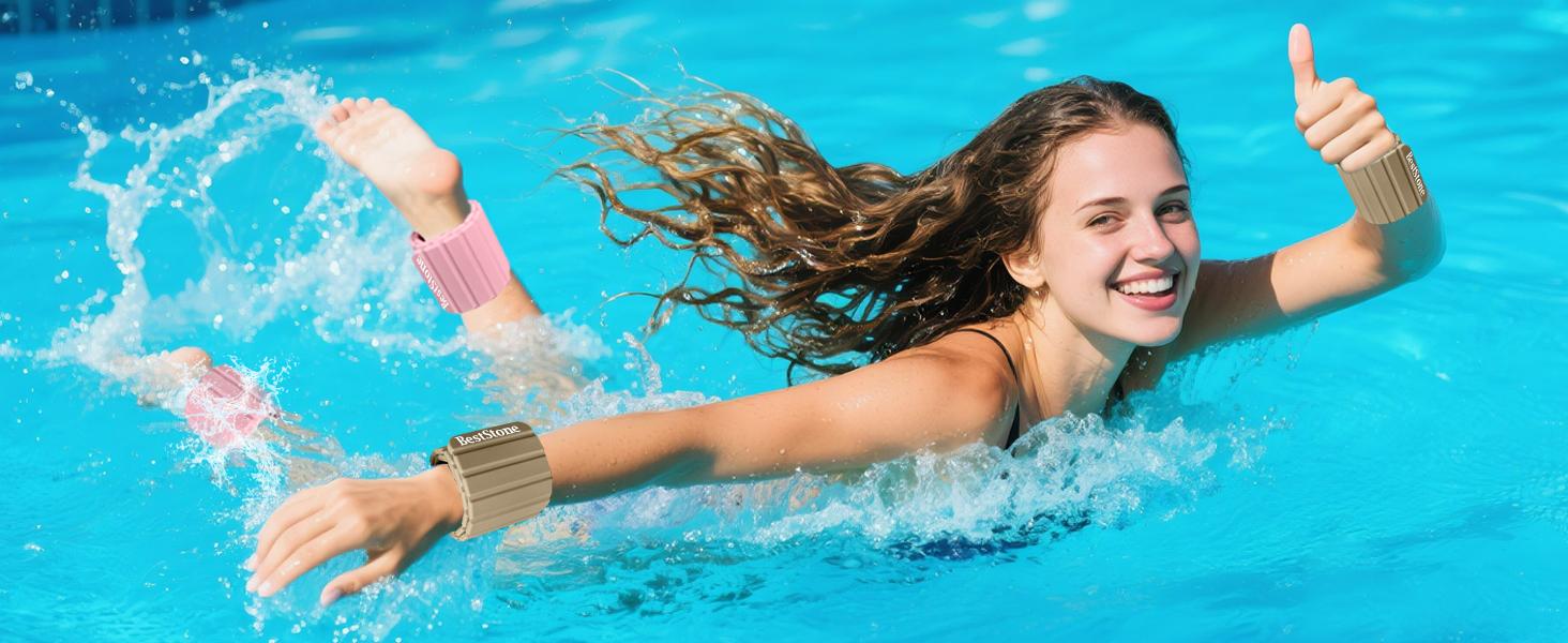 Wrist Weights & Ankle Weights – 2 Pack (1.1 lbs Each), Adjustable Arm, Leg & Hand Weights Set for Women, Magnetic Fitness Weights for Gym, Pilates, Walking, Yoga & Home Workout