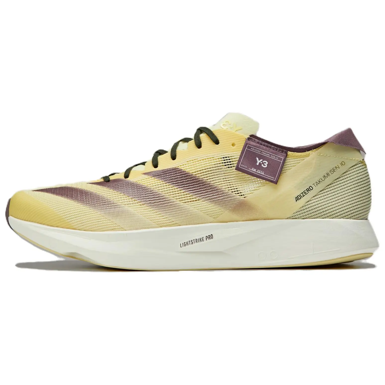 adidas Y-3 Takumi Sen 10 'Almost Yellow Shadow Fig' IH0862