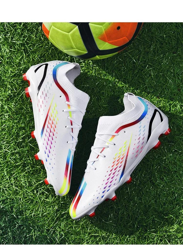 New Cross-Border Football  for Men And Women Training Cleats Short Durable for Primary And Middle School Students anti-slip sport shoe