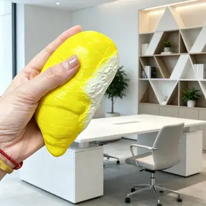 Realistic Durian Squishy Stress Ball, Slow Rising Sensory Toy, Soft Scented Fidget, Anxiety Relief Squeeze Toy