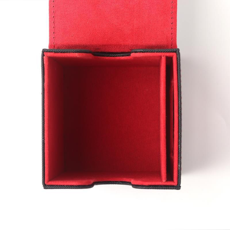 Windowed card box - PU leather vertical insert game card box - Pokémon game card storage box - Pokémon card storage box