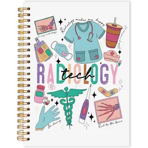 Radiology Nurse Spiral Notebook | A must-have for radiology technicians and students, 13.97x21.08 cm, with lined paper, undated
