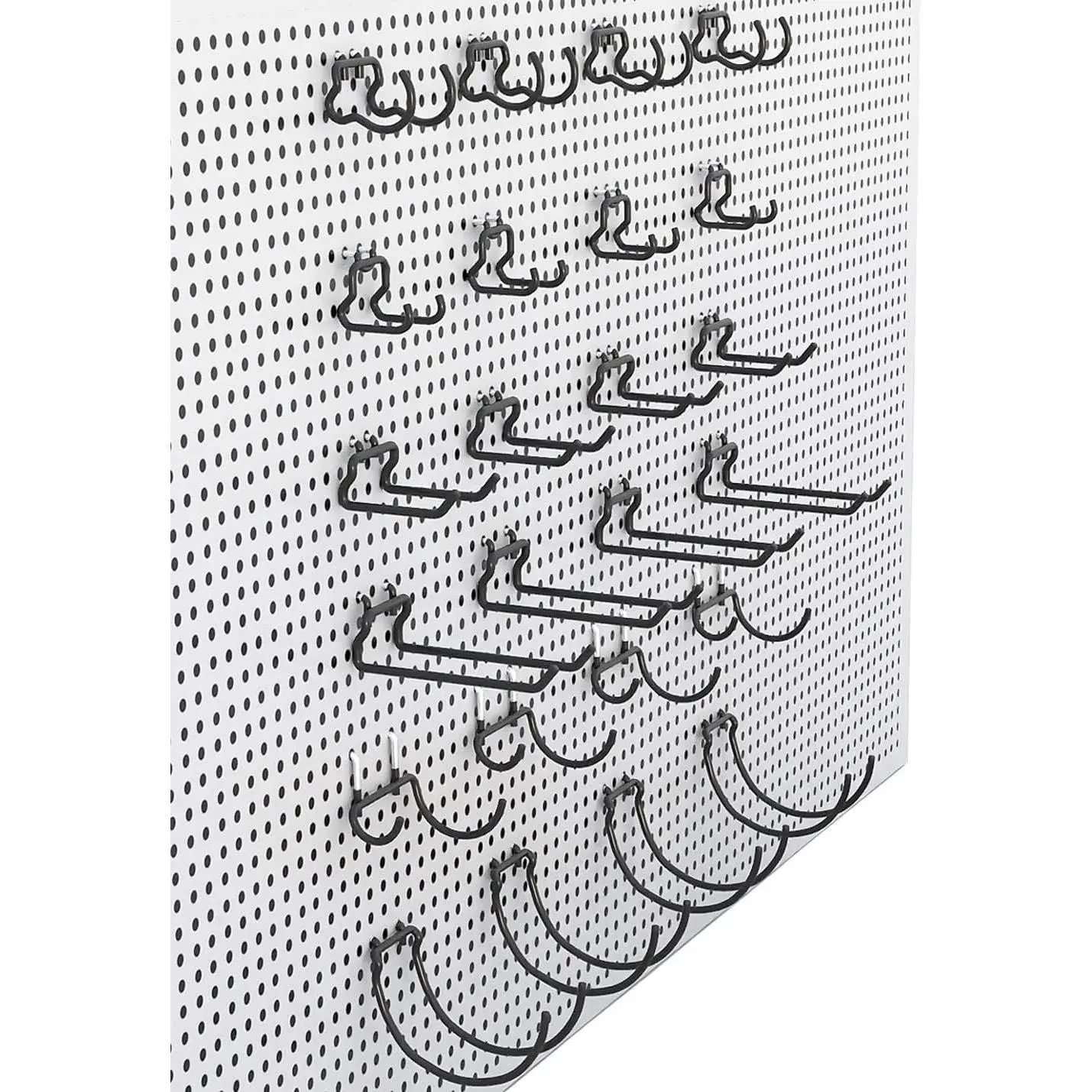 24 Pack Pegboard Hooks Heavy Duty Pegboard Drill Holder Power Tool Holder, Value Set, Large Pegboard Accessories and Hooks for Tools, Power Drills, Art and Craft Supplies etc