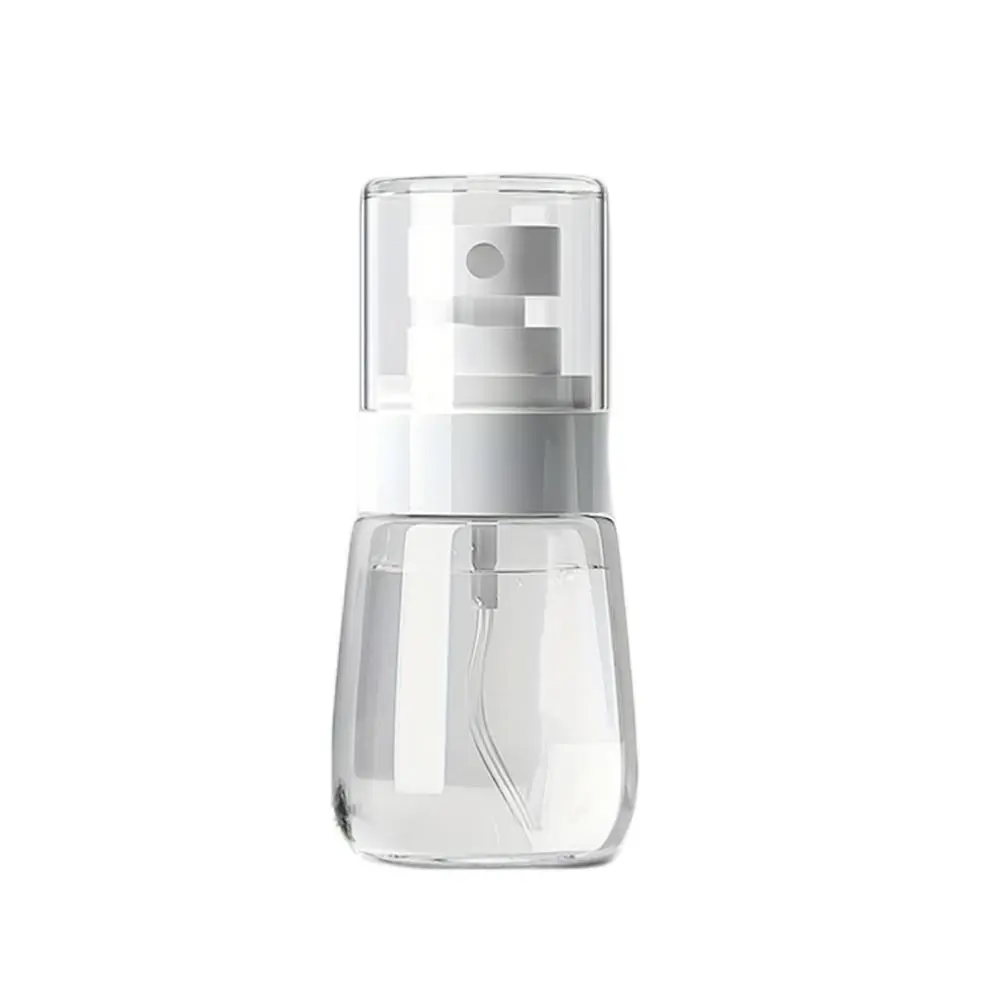 1Pc Portable Fine Mist Spray Bottles - 2.03oz/1.01oz Travel Size, Hypoallergenic Clear Perfume & Lotion Dispenser with Pump, Facial Tools