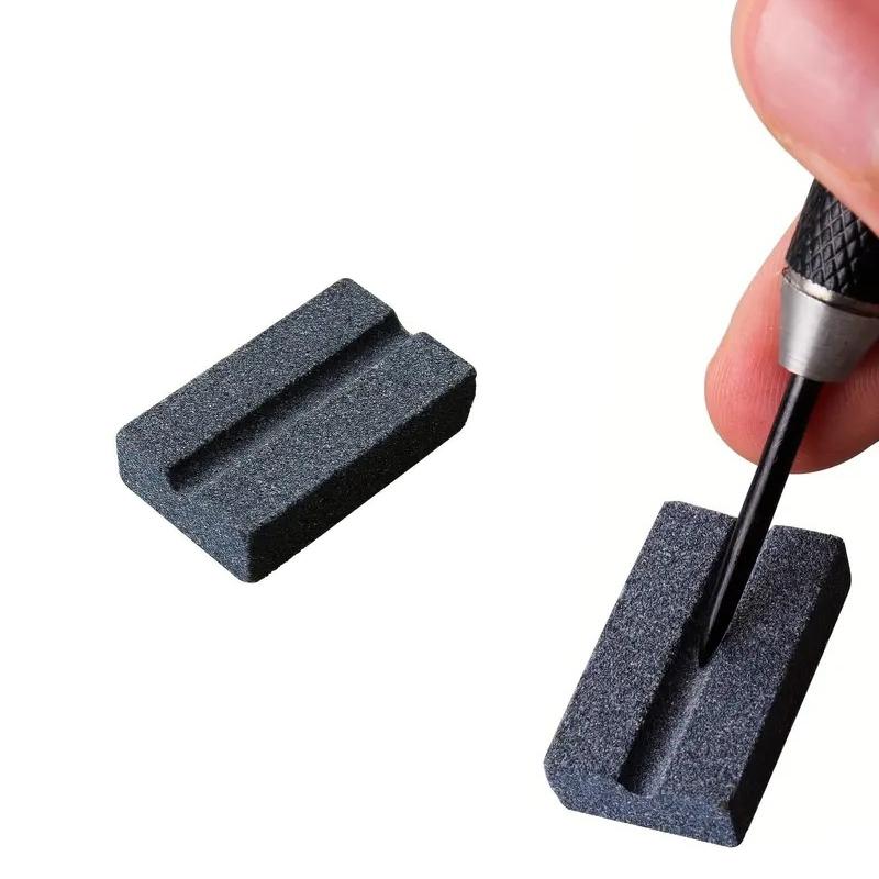 V-Shape Dart Sharpener Stone Set, Available in 1/2/4/6 Pieces, Precision Tool for Darts Accessories, Essential for Accurate Throwing