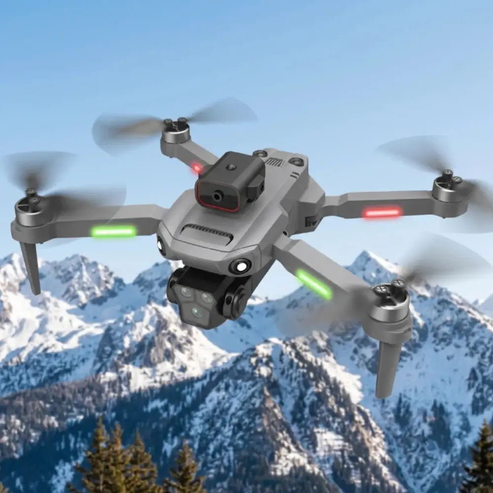 Mini M3 Pro Foldable RC Drone, ESC Dual HD Lens Camera, All-Round Intelligent Obstacle Avoidance, Optical Flow Hover, Smart Follow Mode, Modular Long-Life Battery, Portable Mini Quadcopter with Optional 2/3 Batteries