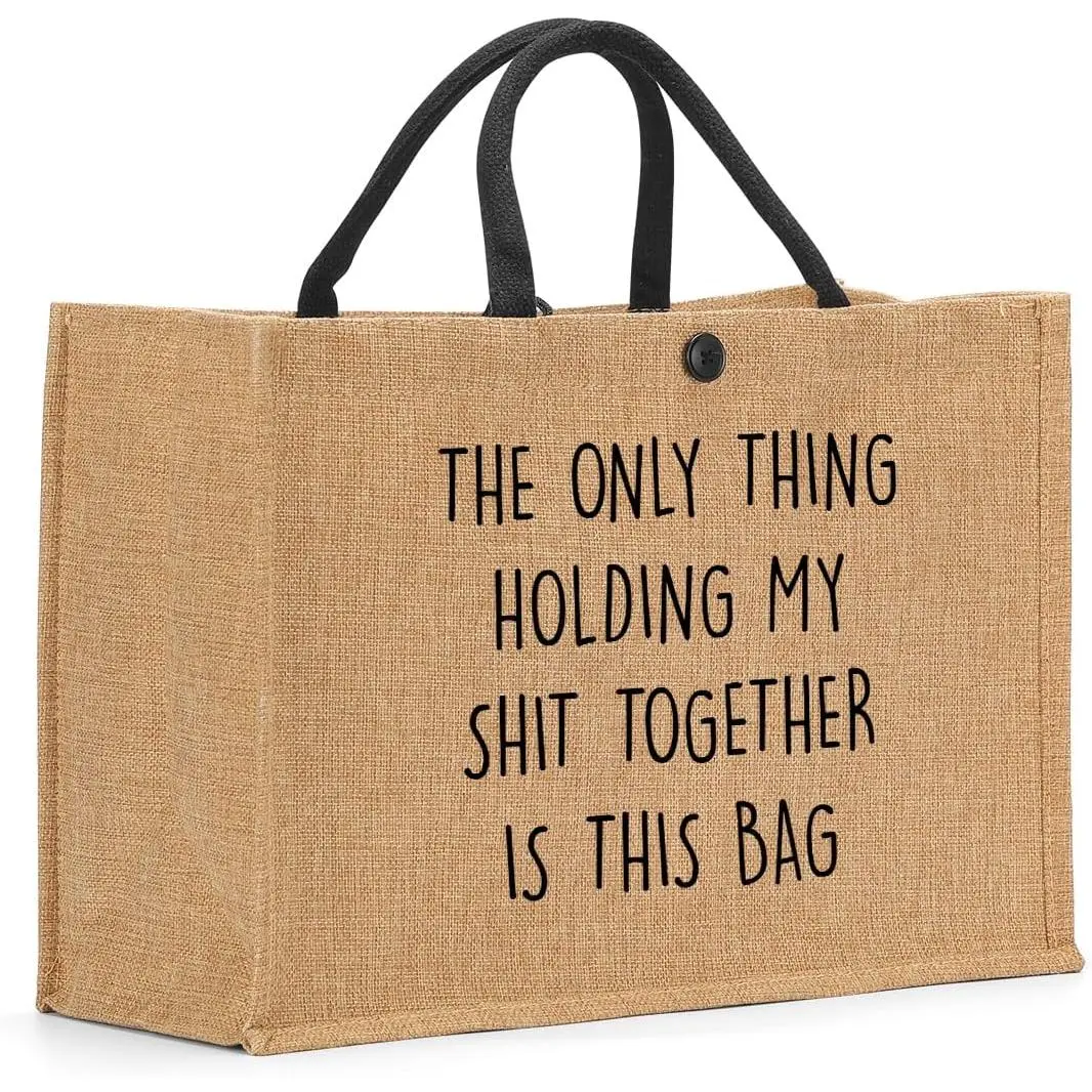 Crap Bag Granny  Abuela Mimi Nana Grandma Aunt Memaw Mama Mom Gifts Burlap Tote Bag for Women Female Her