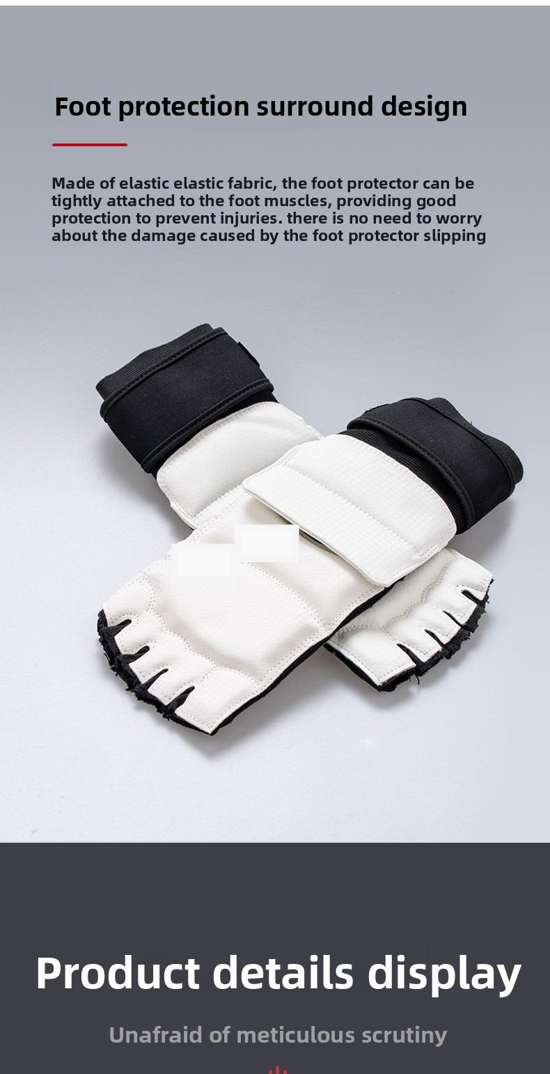 Taekwondo Hand & Foot Guards Set – Half-Finger Protective Gear for Kids & Adults, Ideal for Sparring, Kickboxing & Martial Arts Kids & Adults Taekwondo Protective Kit – Half-Finger Hand/Foot Guards, Boxing Gloves Included for Sparring & Kickboxing