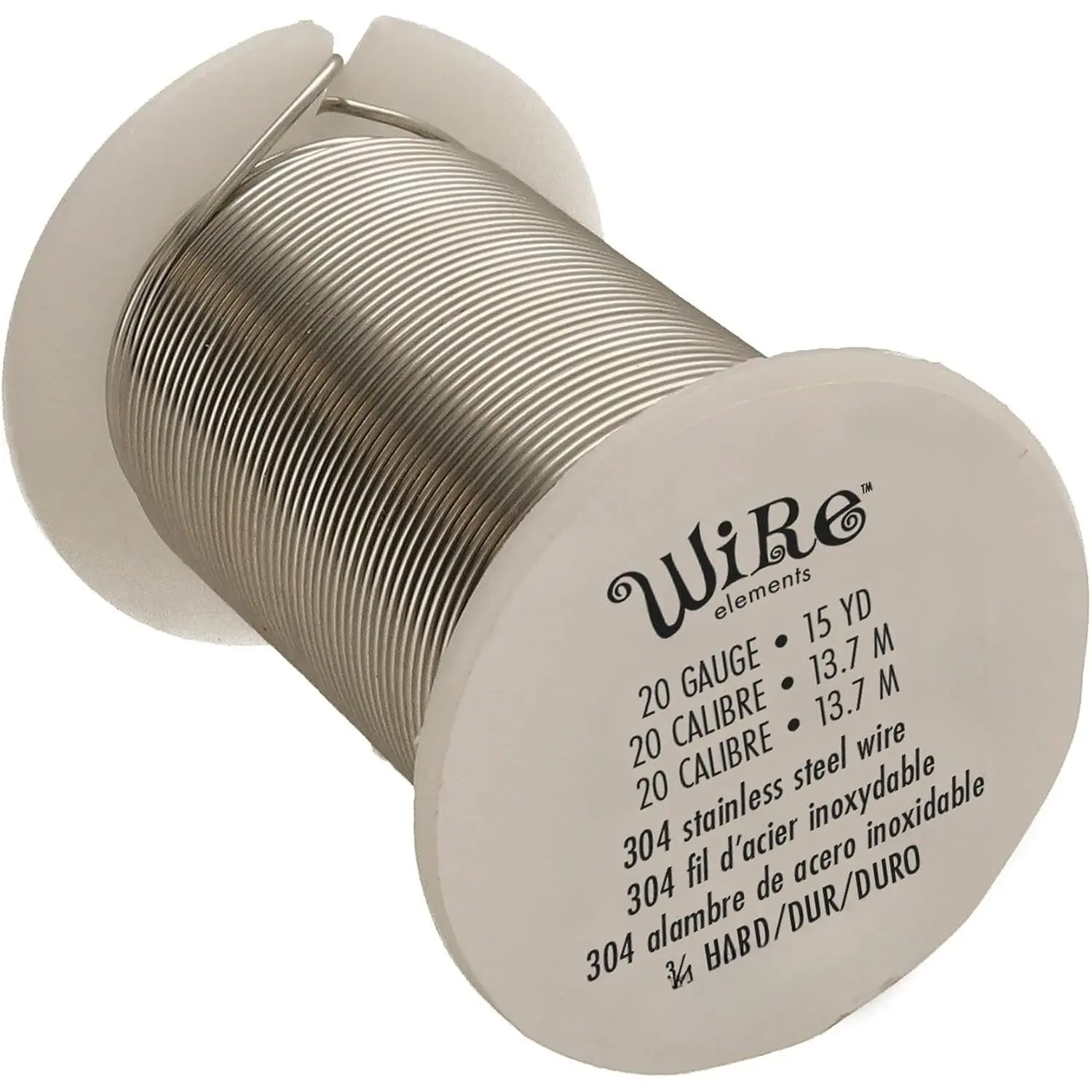 Stainless Steel Wire – 304 Grade, Tarnish Resistant, Round Shape, 20-Gauge, 15-Yard Spool – for  Making, Sculptures, Models, Gardening, Electrical & Industrial Crafts & Hobbies