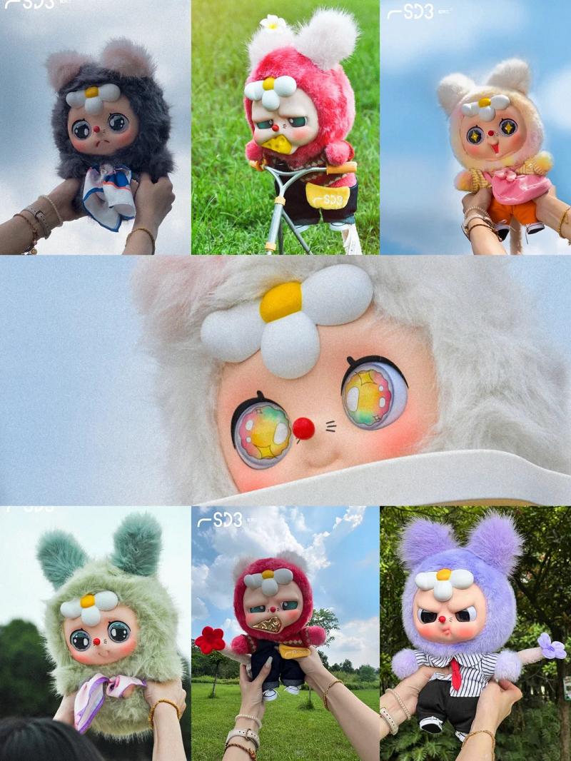 SD3 400% Moodeverse Series Vinyl Plush Blind Box-Random Style