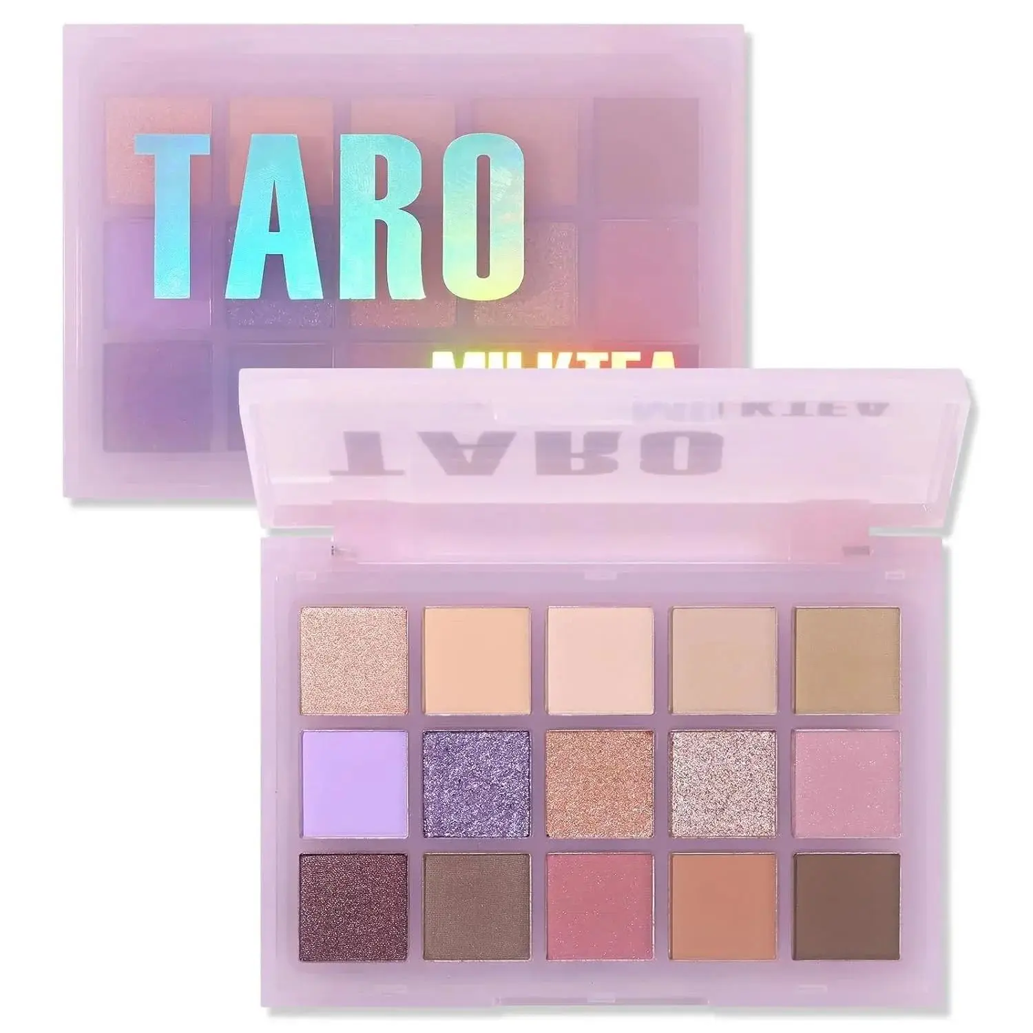 15-Color Cool Toned Eyeshadow Palette, Highly Pigmented Pressed Powder with Matte, Shimmer & Glitter Finishes, Blendable Formula for Smokey Eye Makeup Looks, Shimmer Eyeshadow, Makeup Transformation, Valentine’s Day, Halloween, Christmas, Gothic Makeup
