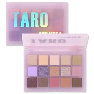 Azure Phoenix 15-Color Neutral Eyeshadow Palette, Shimmer Reflective Glitter, Blendable Warm & Cool Pigments, Natural Eye Makeup Gift Kit