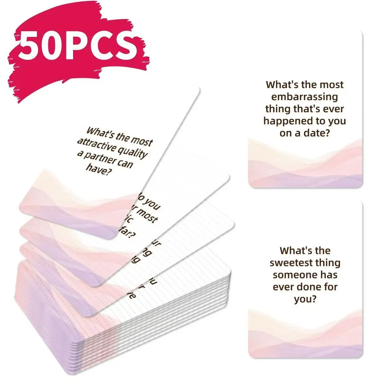 New 50 Creative Intimate Moments Couple Interaction Cards, Romantic Couple Family Entertainment Card Game, Fun and Engaging Activities