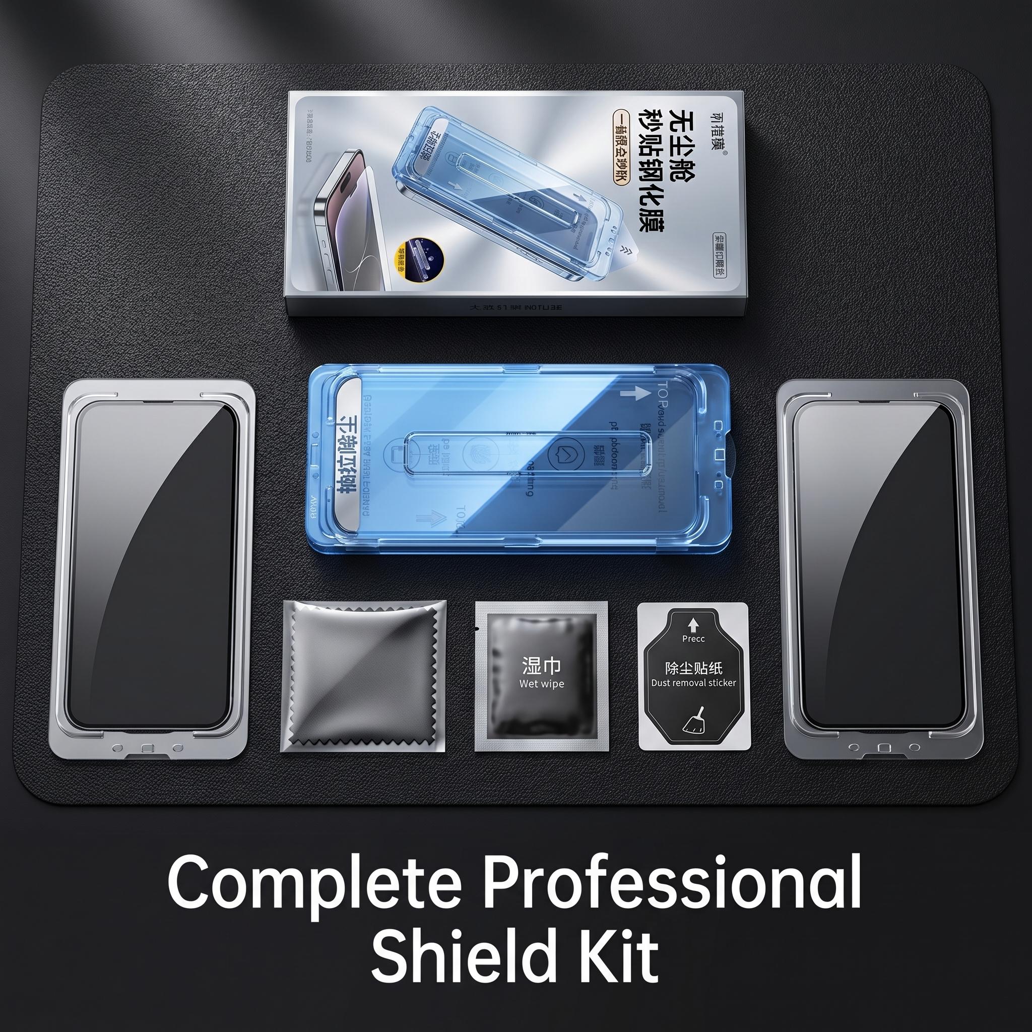 Auto-Align Privacy Screen Protector for iPhone 17 Pro Max, Dust-Free Installation Kit with 9H Hardness, Anti-Spy Tempered Glass