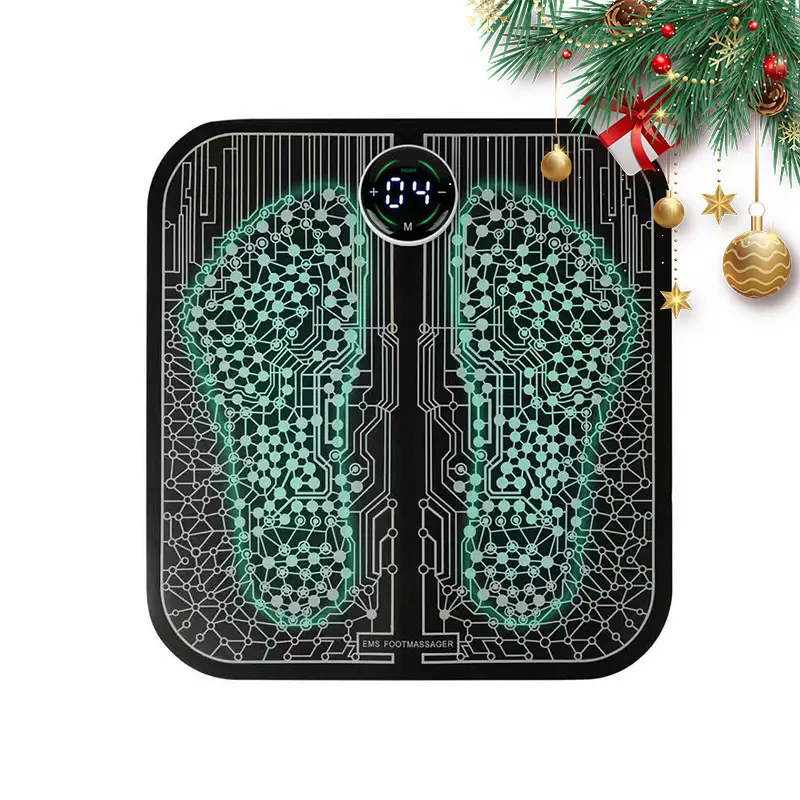 Electric massager, foot massage, easy to store, ideal for those who stand for long periods or after exercise, for foot relaxation, electric massage foot mat