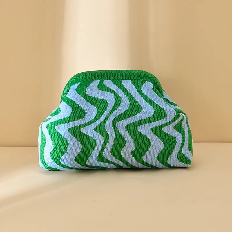 Green wavy pattern