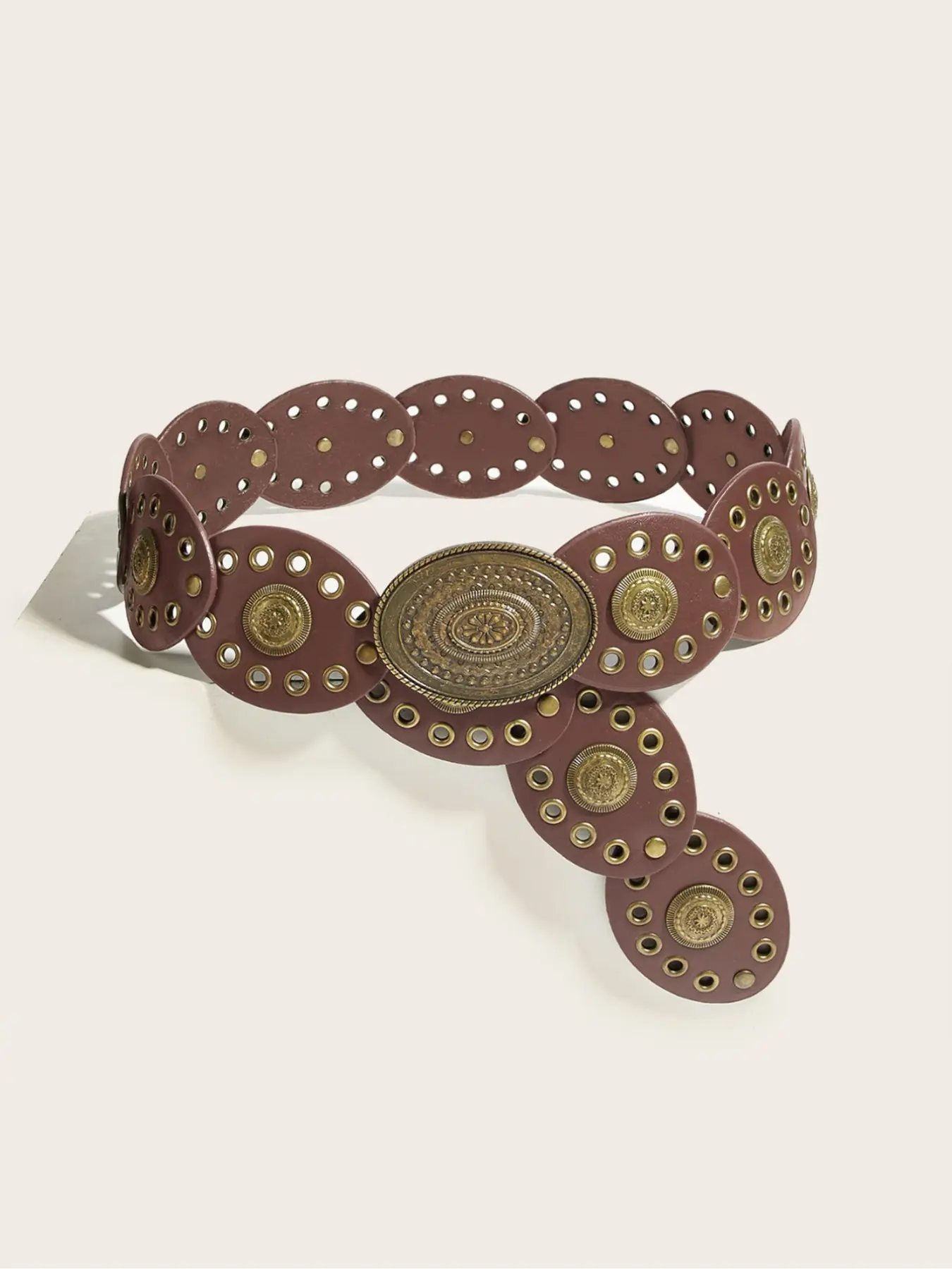 Women's Western Belt, Y2K Studded Chunky Belt, Boho Patchwork Design, Perfect for Parties, Music Festivals, Summer Fashion, Decorative Belt