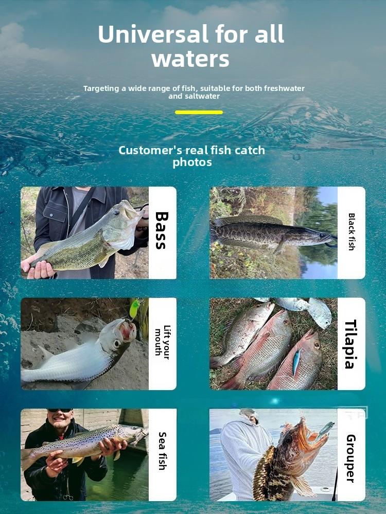 Multi-section Luya bait 12CM16.8G sea fishing Luya bait simulation bait Multi-section bait set