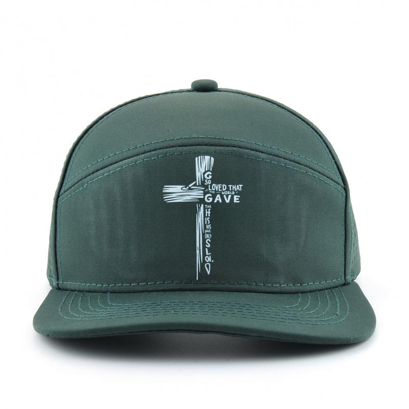 Printed baseball cap for men and women, mesh sports hip-hop cap, sun-shading mesh cap, flat-brim cross baseball cap