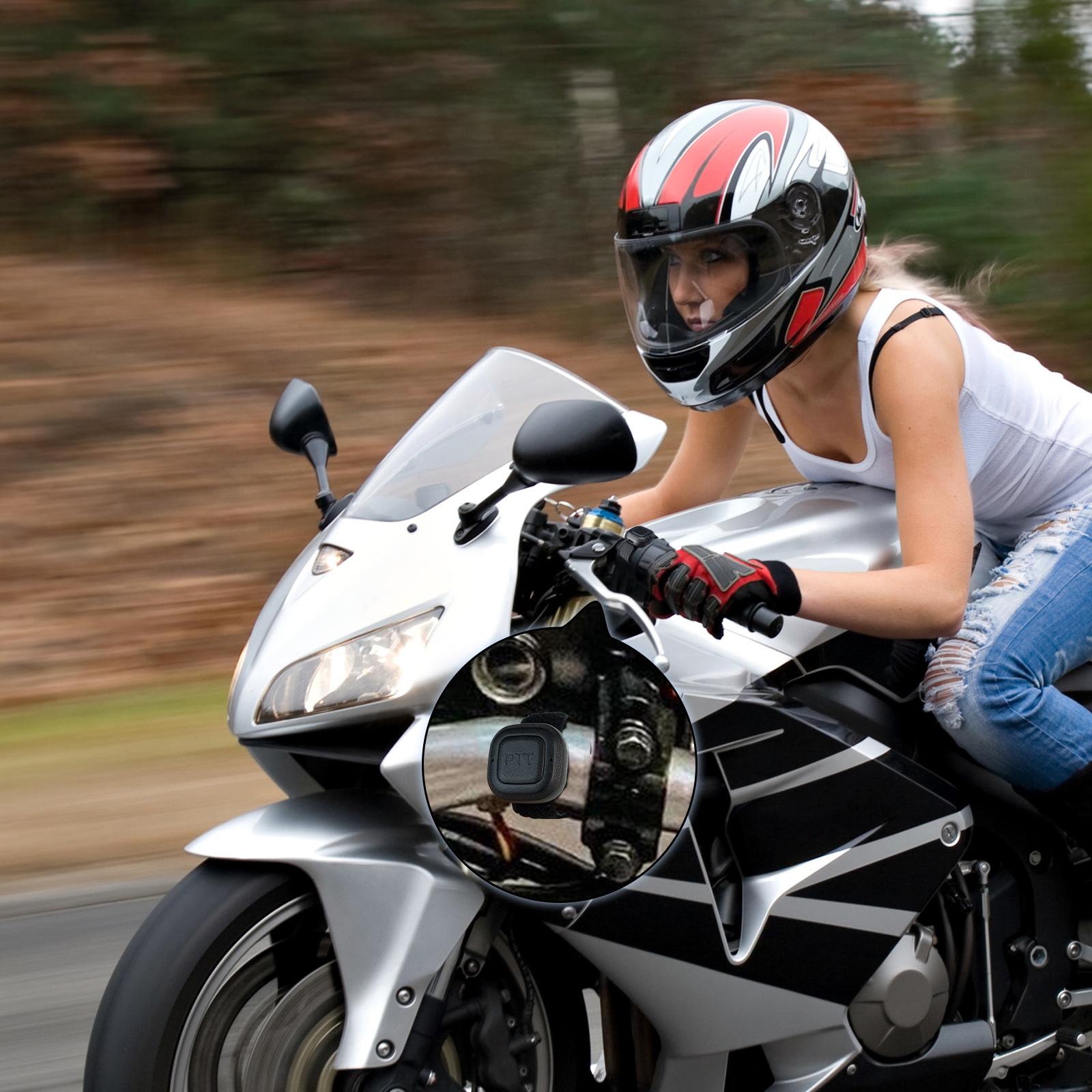 TIDRADIO Wireless PTT (New) Pushbuttons for Phone APP Replaceable Wireless ProgrammerAdaptable to many models UV-5R