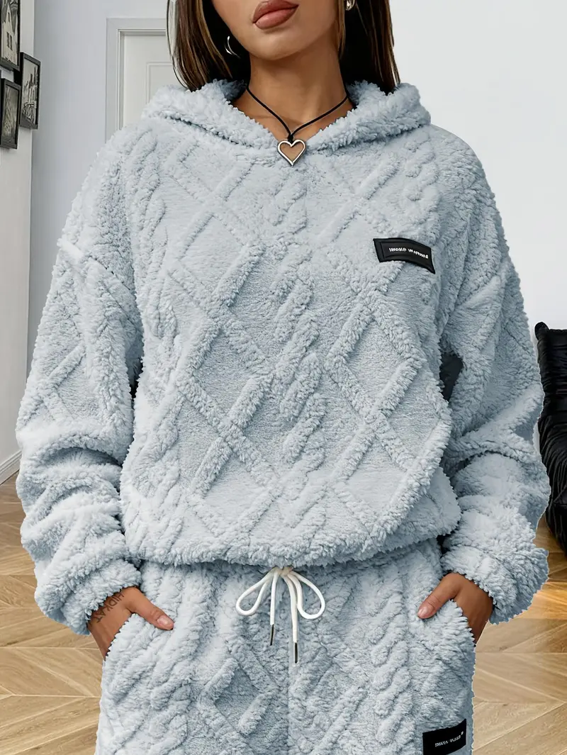 Matching joggers with elasticated drawcord waist