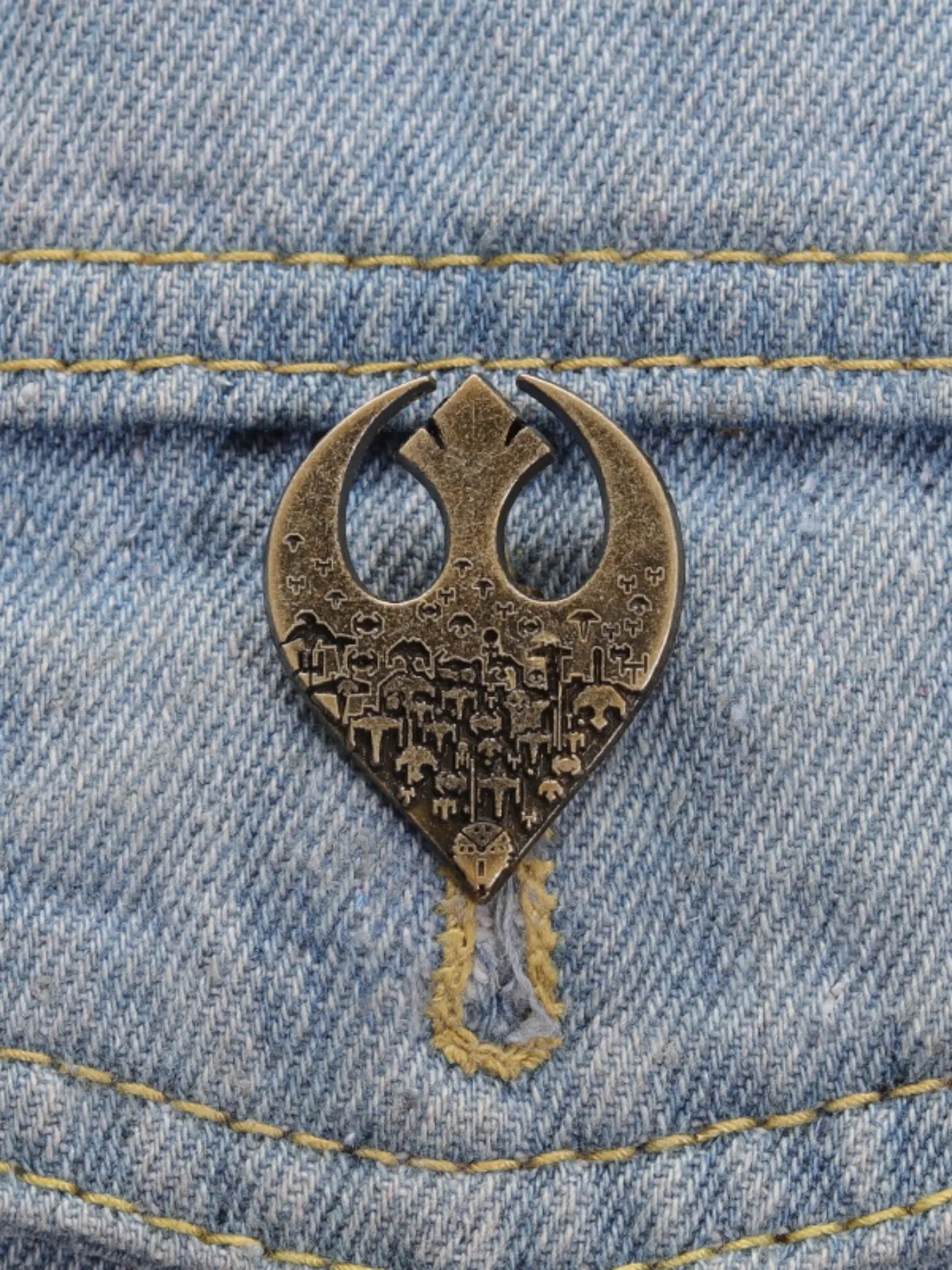 Rebel Alliance Logo Enamel Brooch, Star Bird Phoenix Badge, Free Classic Symbol, Alloy Lapel Backpack Pin, Fashion Accessory