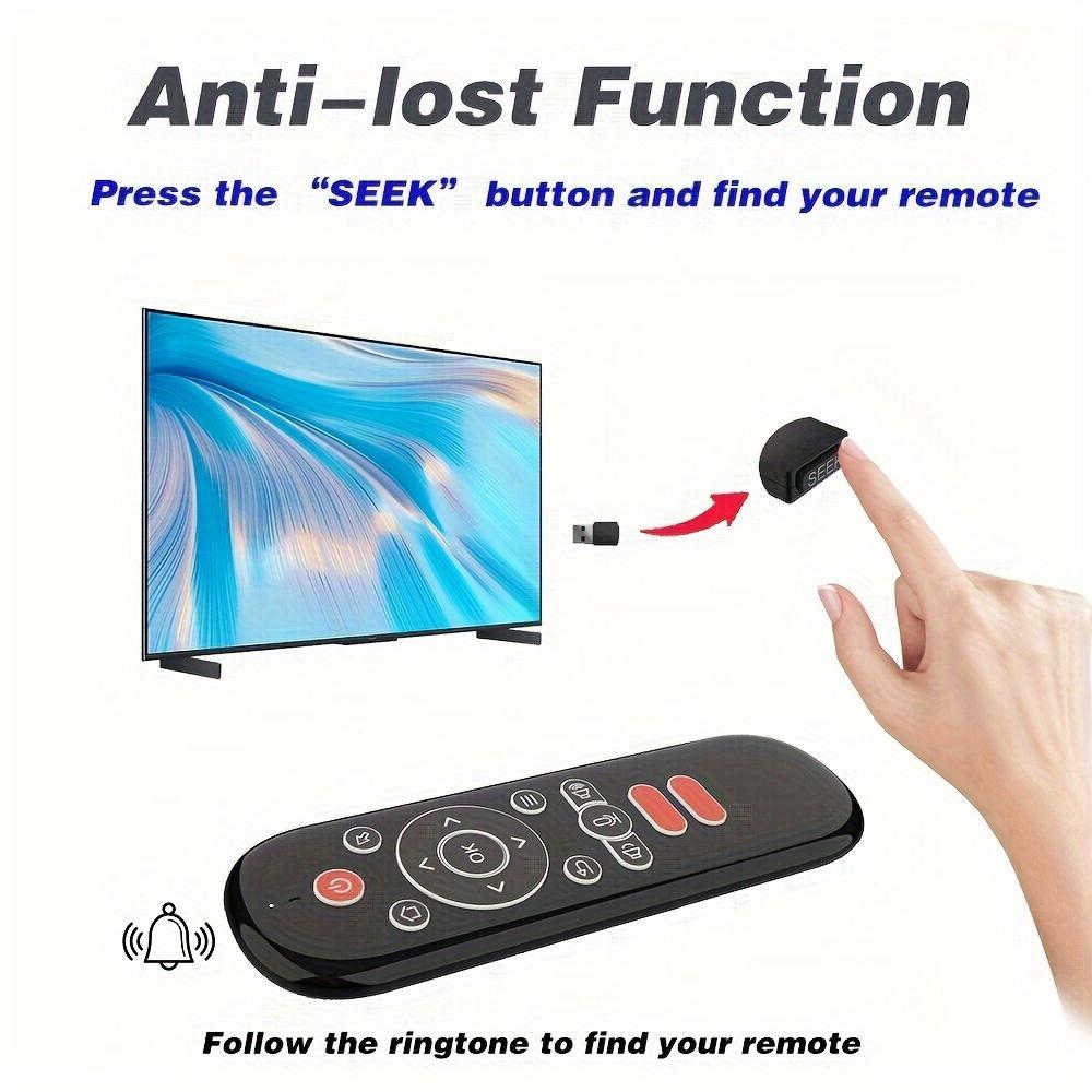 Wireless Remote Control Mouse with Mini Keyboard, Backlight Function, 6-Axis Gyroscope, Smart TV Voice Search, Suitable for Smart Tvs, Projectors, TV Boxes