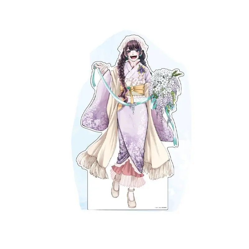 The Fragrant Flower Blooms Dignity Kaoruko Waguri Acrylic figure stand fan made Romantic Desk decoration Collection Toys Gifts