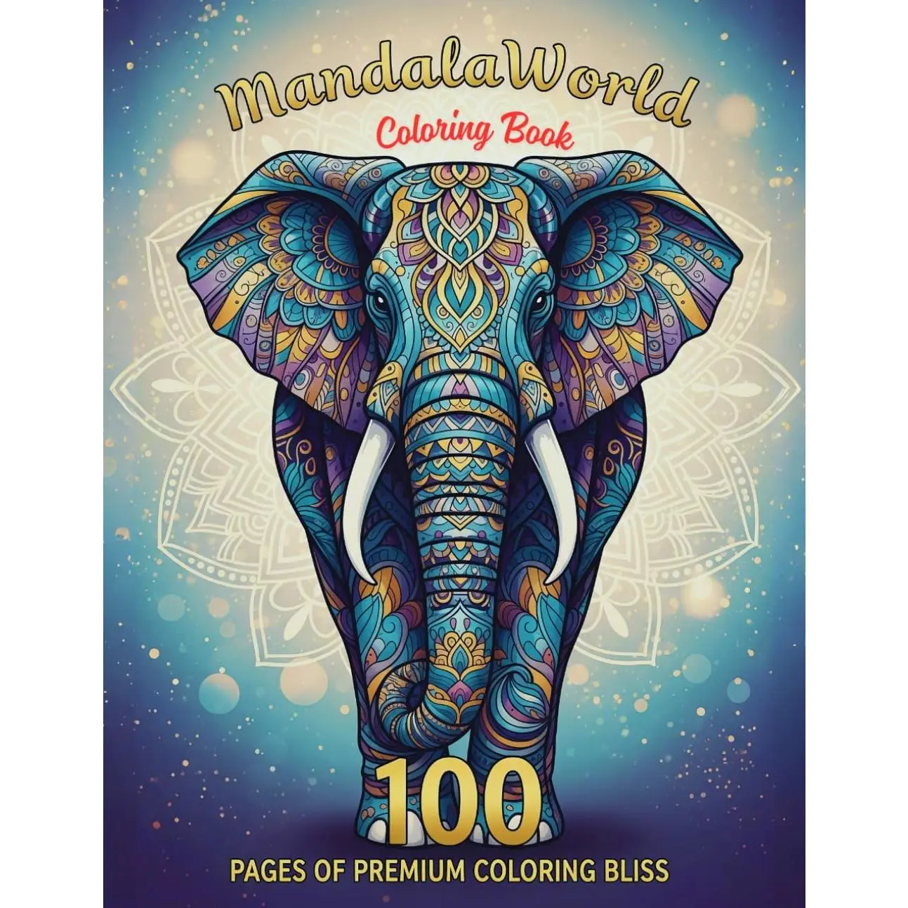 100 Premium Coloring Pages of Animal Mandalas and Decorative Mandala Patterns for Relaxation and Creativity