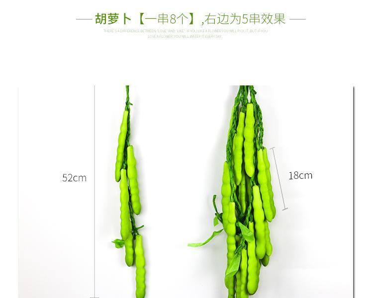 Simulation Fruit Vegetable String Artificial Fruits Foam Model Farmhouse Hotel Hanging Photography Prop Pendant for Decoration