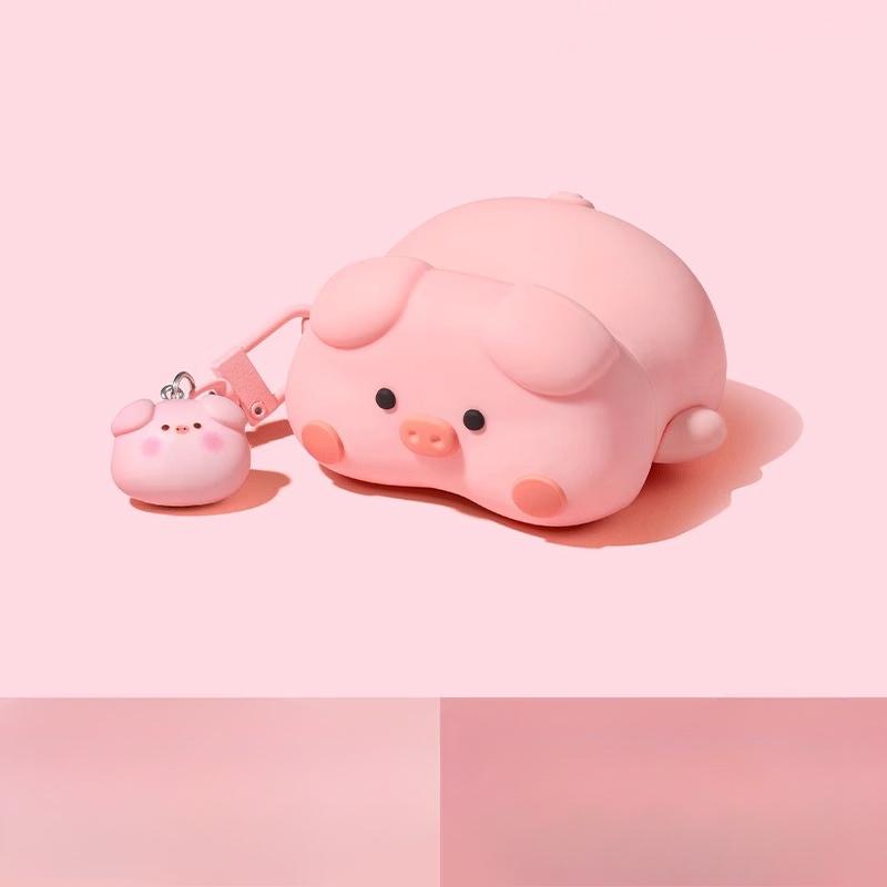 Cute Kawaii 3D Pig Cover For AirPods 4 Case Cartoon Cute Earphone Case For AirPods Pro 2 3 Charging Cover Piggy Soft Case