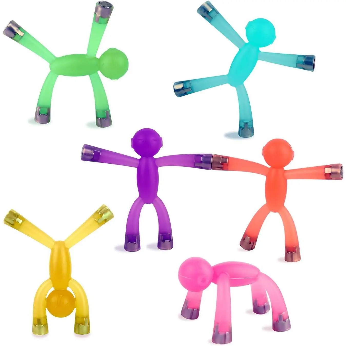 6pcs Magnetic Toys,People Figures  Kids, Adults Kids Gifts, Magnetic Men  Teens Gifts,Kids Sensory Toys