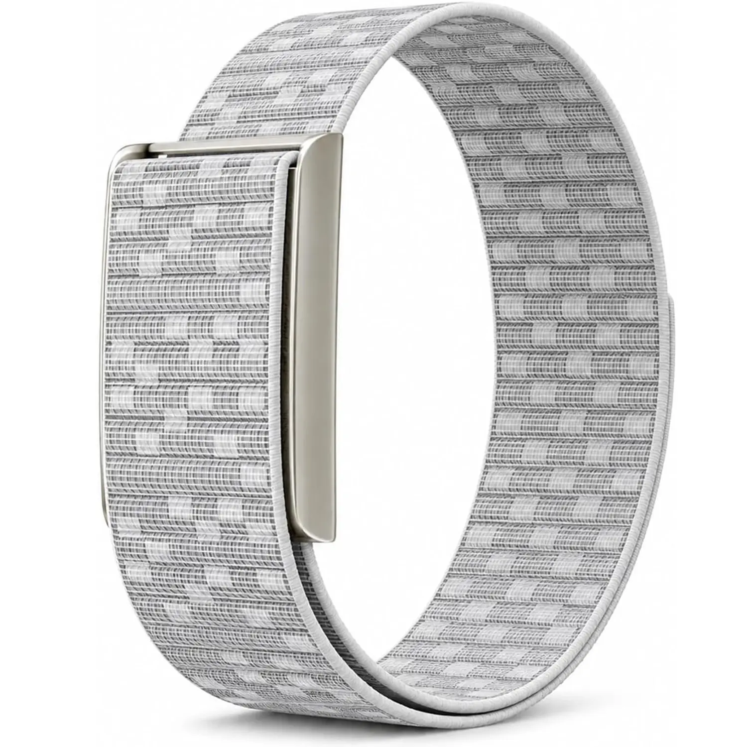 Metal Frame + Nylon Loop Band For Amazfit Helio Strap Wristband Sports Replacement Accessories Smart Watch Straps For Amazfit Helio Strap Breathable Soft Sport Hook and Loop Wristband with Overlay Covered Design