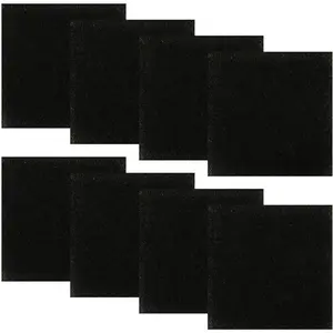 8 Pack Activated Carbon Compost Caddy Filters Kitchen Compost Collector Replacement Filters Compatible with ECO 2000 Compost Collector (0.2 Inch Thickness)