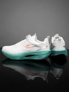 Women’s Dial-Lace Mesh Breathable Running Shoes, Shock Absorbing & Responsive Cushion Sneakers, Lightweight Non-Slip Slip-On Athletic Trainers