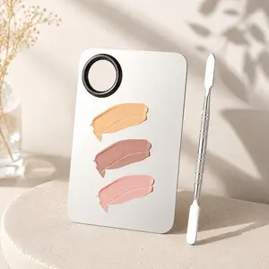Makeup Palette & Makeup Spatula Set, 2 Counts/set Professional Makeup Tool for Women, Multifunctional Makeup Tool for Women & Girls, Cosmetic, Cosmetics Makeup Tools, Beauty Care Tool