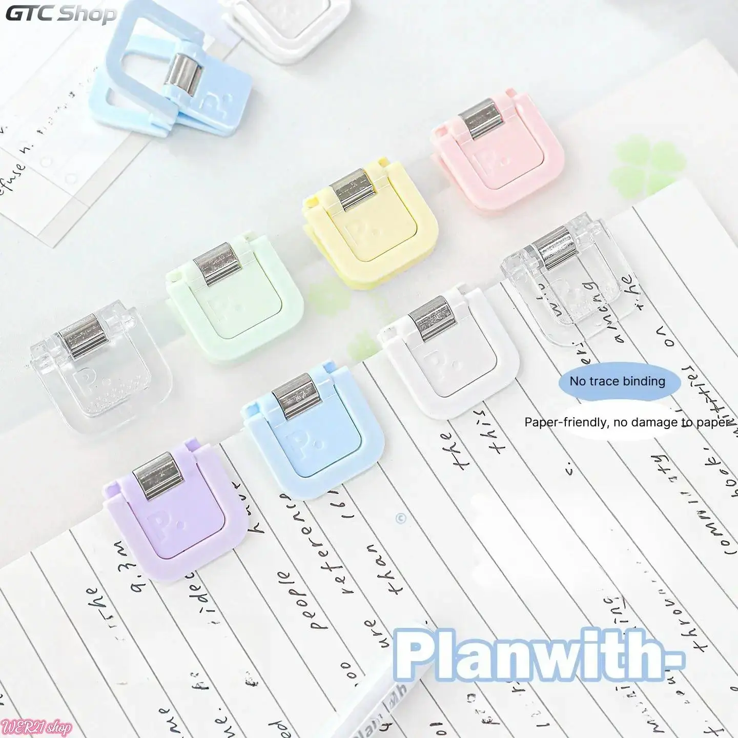 (Back To Shcool)4/6PCS-Multi-purpose Mini Cube Paper Clips, Freestanding & Hanging Square Binder Clips, Portable Multi-functional Document Fasteners, Durable Desk Stationery for Office File Organizing, Classroom Study & Daily Paper Sorting