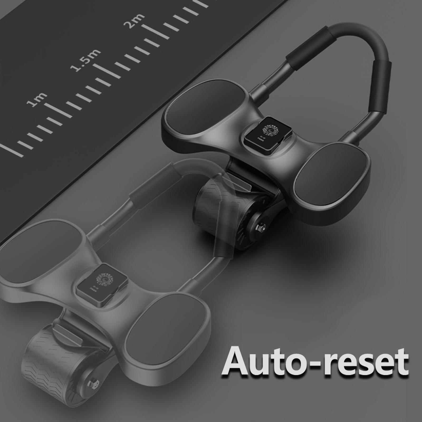 Complete Automatic Rebound Ab Roller Kit | with Timer, Elbow Support & Knee Mat | Core & Abs Training Equipment for Women & Men