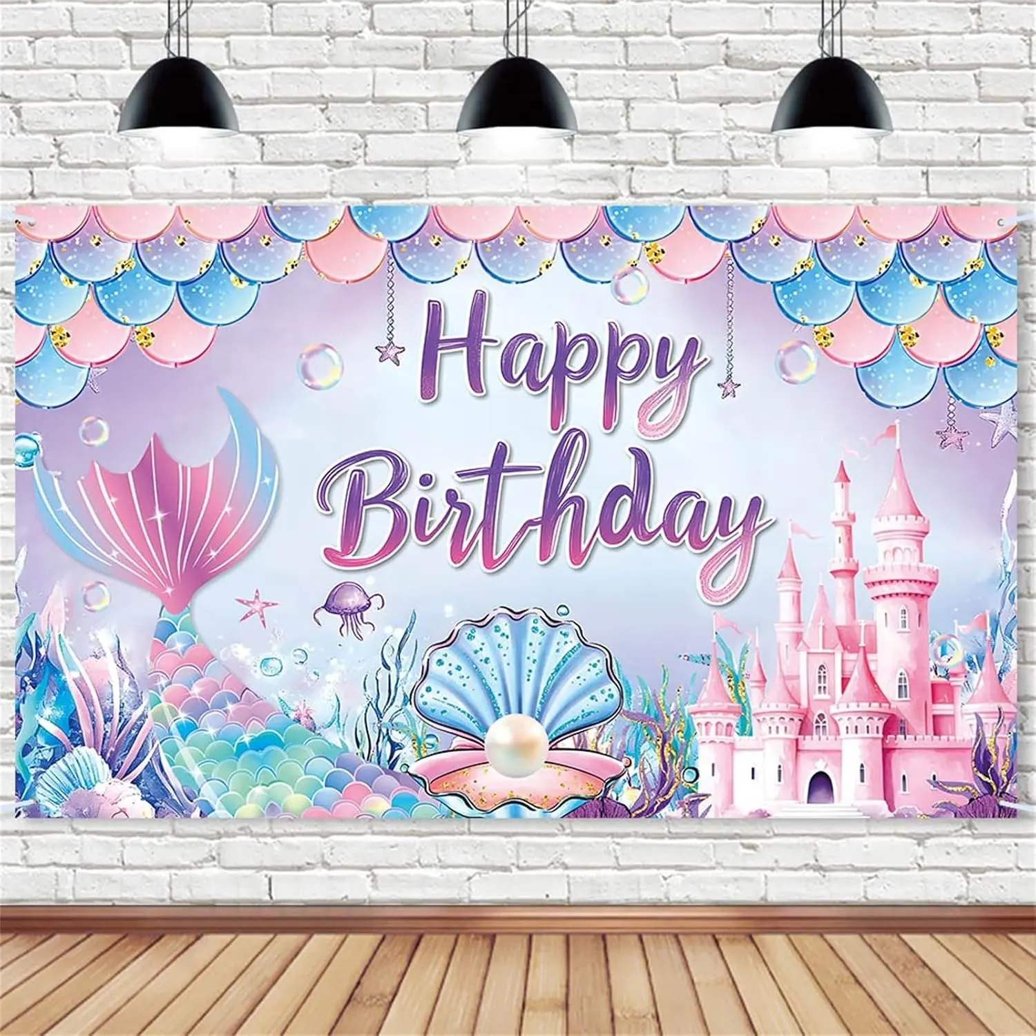 Baseball Themed Birthday Backdrop Banner, Large Fabric Photo Booth Background  Poster for Boys   Party Decor, 70.8 x 43.3 Inch