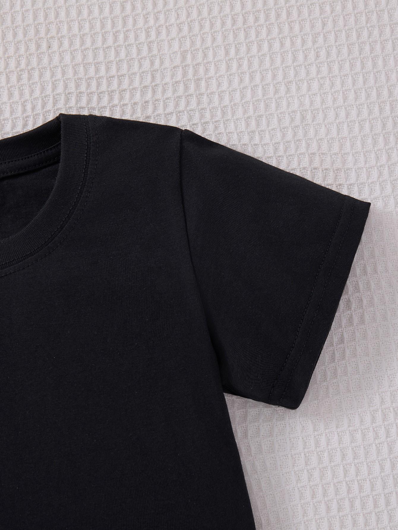 2025 Family Matching Thanksgiving T-Shirts - Funny Turkey & Autumn Graphic Crew Crew Making Memories Together, Black with Orange Lettering, Casual Round Neck Tees for Boys & Girls, All-Season Comfort,, Family Party Outfits, Crewneck Short Sleeve (3-13Y)